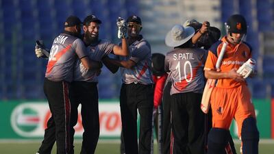 The UAE cricket team deservedly finished fourth in the World Twenty20 Qualifier after beating such heavyweights as the Netherlands last week. Delores Johnson / The National