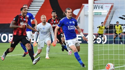 Caglar Soyuncu - 5: Like Evans hardly broke sweat in the opening period but lost his head in the second and was sent off for kicking out at Wilson after Solanke gave Bournemouth the lead. Reuters