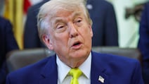US President Donald Trump during a coal announcement in the Oval Office of the White House. Bloomberg