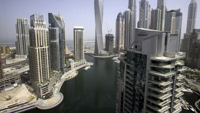 Dubai Marina. S&K Estate Agents shareholders said that the brokerage market is “saturated”. Jaime Puebla / The National