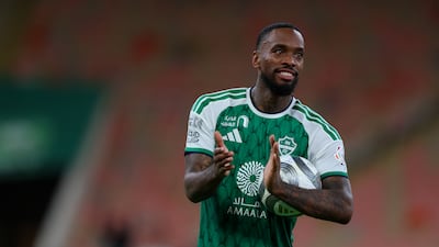 Ivan Toney takes the match ball home. Getty Images