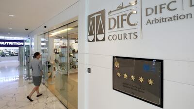 The DIFC Courts’ arbitration tribunal saw a 10 per cent year-on-year increase in the number of cases in 2016. Chris Whiteoak / The National
