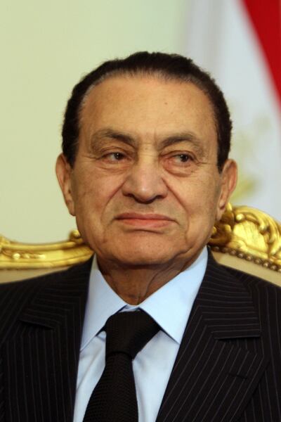President Hosni Mubarak's government pushed Britain to return wanted extremists to Egypt. AFP
