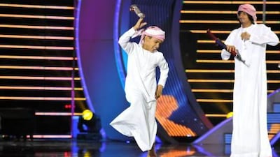 Eyal Zayed, from the Emirati team competing in the Arab's Got Talent competition