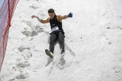 The Ice Warrior Challenge returns to Ski Dubai this week. Antonie Robertson / The National