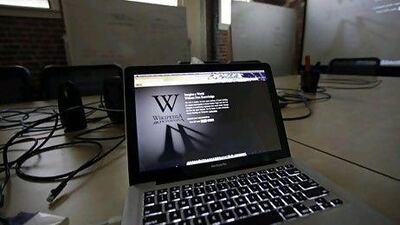 A blackout landing page of Wikipedia as it went on strike earlier this month against the proposed anti-piracy legislation. Eric Risberg / AP Photo