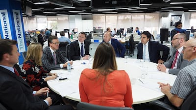 The Money Roundtable in The National’s newsroom this week examined whether long-term savings and investment plans sold in the Middle East work in the interests of those that sell them or the customers who invest into them. Delores Johnson / The National