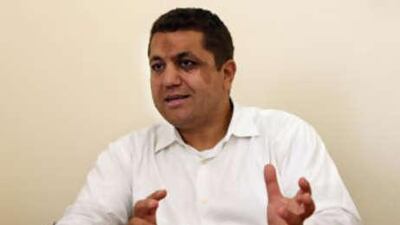 Ahmed Nassef at the Maktoob Group HQ in Dubai Internet City.