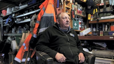 “The boats are not getting to sea,” Steve Horsley said. “I’m hardly making any money now. If the fishing industry stays like this there will be nothing left of it after we leave the EU". Stuart Boulton for The National