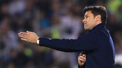 Tottenham manager Mauricio Pochettino directs his side during their Europa League draw against Partizan Belgrade on Thursday night. Srdjan Stevanovic / Getty Images / September 18, 2014