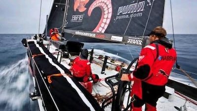 Kelvin Harrap continues to guide Puma's 'Mar Mostro' along its route to Auckland, New Zealand.