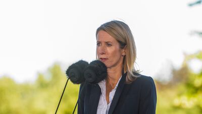 Estonia's Prime Minister Kaja Kallas urged public authorities, companies and citizens to prepare for power disruptions. EPA