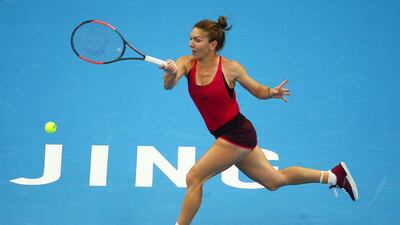 Simona Halep had never got the better of Maria Sharapova in seven previous attempts. Wu Hong / EPA