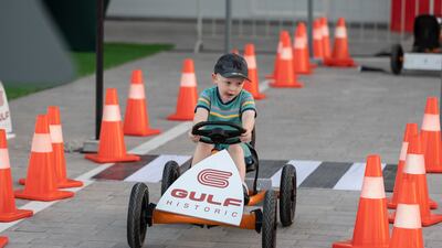 Peddle go-karting is available for kids