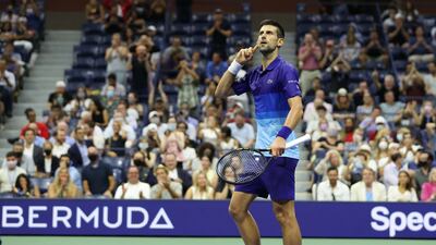 Novak Djokovic of Serbia reacts. Reuters