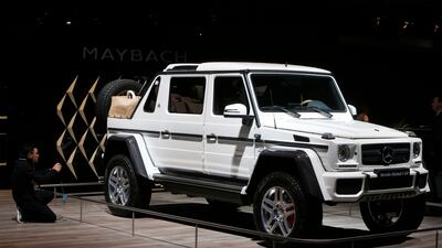 A Maybach G 650 Landaulet from Mercedes. Michael Probst / AP Photo