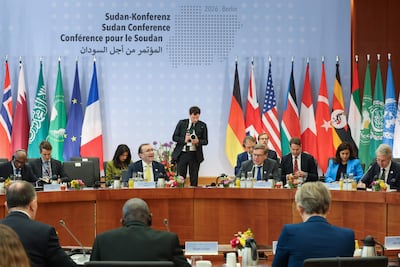The third international conference on Sudan held at the Foreign Office in Berlin. AFP
