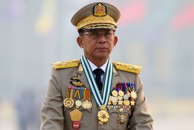 Myanmar's junta chief Gen Min Aung Hlaing. Reuters