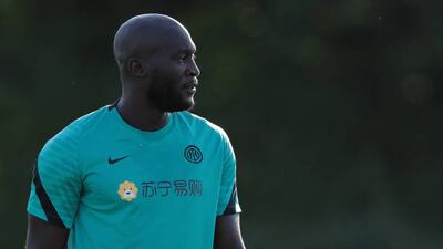 Romelu Lukaku has been training with Inter Milan during pre-season but now looks set to join Chelsea. Getty