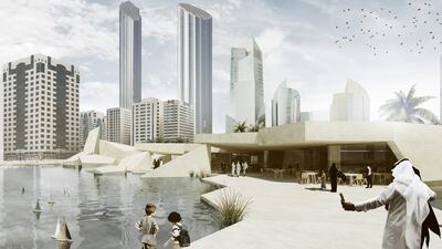 An artist’s impression of Qasr Al Hosn and its surrounding area. Courtesy Abu Dhabi Tourism and Culture Authority