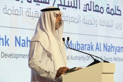 Sheikh Nahyan bin Mubarak, Minister of Culture & Knowledge Development. Antonie Robertson / The National