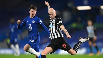 Jonjo Shelvey - 5: Lovely ball down left to Lewis 20 minutes in but that was about it in the first half spending most of the time chasing Chelsea shadows. Ambitious free kick from more than 25 metres out easily saved by Kepa just after break. AP