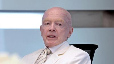 Mark Mobius said investors were tarring all emerging markets equities with the same brush, forgetting their economic fundamentals. Jeffrey E Biteng / The National