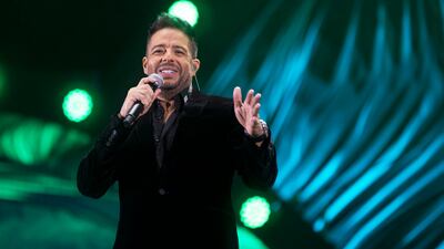 Egyptian singer Mohamed Hamaki is the first Arab artist to perform a virtual concert for the online video game 'Fortnite'. Ruel Pableo / The National