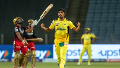 Spinner Maheesh Theekshana has been the surprise package this season. Sportzpics for IPL
