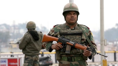 At least 44 Indian paramilitary personnel were killed in a car bombing claimed by the militant group Jaish-e-Mohammed in south Kashmir's Pulwama district last week. EPA