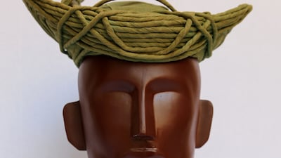 The Gwalior scindia style pagdi is 60 metres long and made of very fine silk cloth