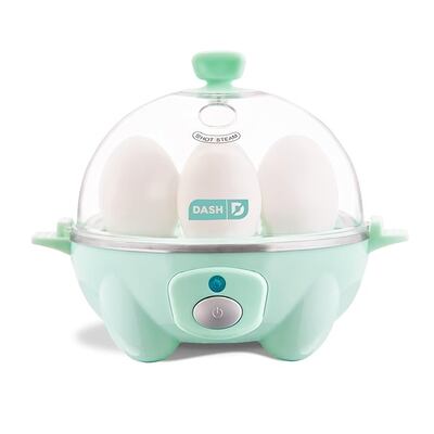 Dash's Rapid Egg Cooker can accommodate up to six eggs at a time. Photo: Dash