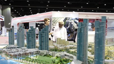 Dubai Properties, at the International Property Show. Jeffrey E Biteng / The National