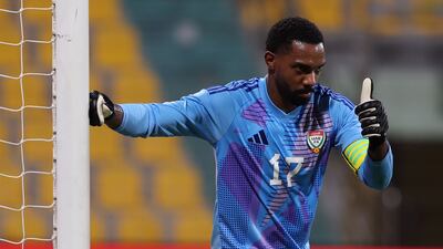 UAE goalkeeper Khalid Essa.