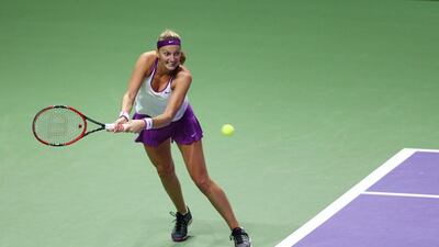 Petra Kvitova conceded she was not expected to win over Maria Sharapova as she did in the semi-final in Singapore. Clive Brunskill / Getty Images