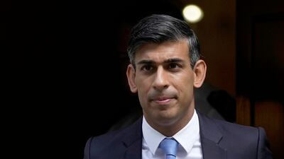 British Prime Minister Rishi Sunak. AP
