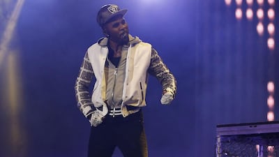 Jason Derulo performs during the 13th Mawazine Rhythms of the World music festival in Rabat. REUTERS/Youssef Boudlal