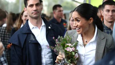 Meghan visits the Clontarf Foundation and Girls Academy at Dubbo College on October 17, 2018 in Dubbo, Australia. Getty Images