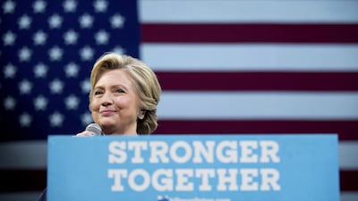 Hillary Clinton has the 'right stuff' to lead the United States, says James Zogby. Andrew Harnik / AP Photo