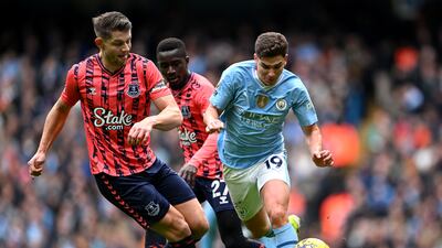Really determined display from the Everton skipper with several vital blocks and clearances. Getty Images