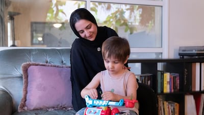 Esmat Rabi, an Emirati, is seeking citizenship for her son Abdullah, who was left stateless because of a legal problem. Reem Mohammed / The National