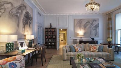 With rooms starting at Dh6,800 a night, Brown’s is not for the business traveller on a budget — but the central London hotel is steeped in history and includes a range of added extras. Courtesy Rocco Forte Hotels
