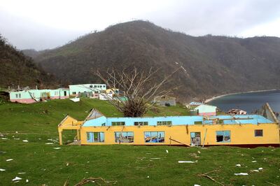 Buildings damaged by Cyclone Harold in Vanuatu. IFRC / AFP