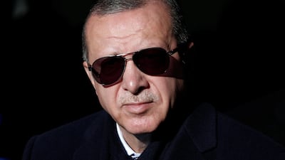 Turkish President Tayyip Erdogan is pictured during an opening ceremony in Istanbul, Turkey December 8, 2018. REUTERS/Murad Sezer