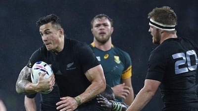 New Zealand's Sonny Bill Williams. AP Photo/Christophe Ena