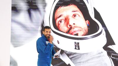 Dr Al Neyadi will spend six months at the International Space Station. Pawan Singh / The National