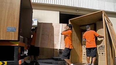 Removal companies have reported more expats relocating – many moving back to their home countries or elsewhere abroad. The increasingly high cost of living without salary increases has been highlighted as a major reason people feel they have to leave. Nicole Hill / The National