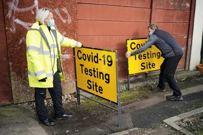 A major study has found that coronavirus cases have dropped by two thirds in England. Getty Images