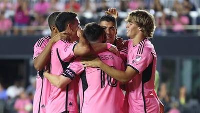 Luis Suarez and Lionel Messi both lead the MLS's scoring charts with 10 goals each. Getty Images