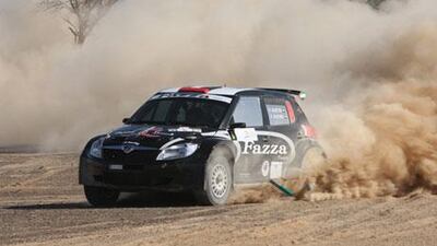 Rashid Al Ketbi, the UAE driver, lies 21 points behind championship leader Nasser Saleh Al Attiyah with 25 points on offer to the race winner of the Dubai Rally.